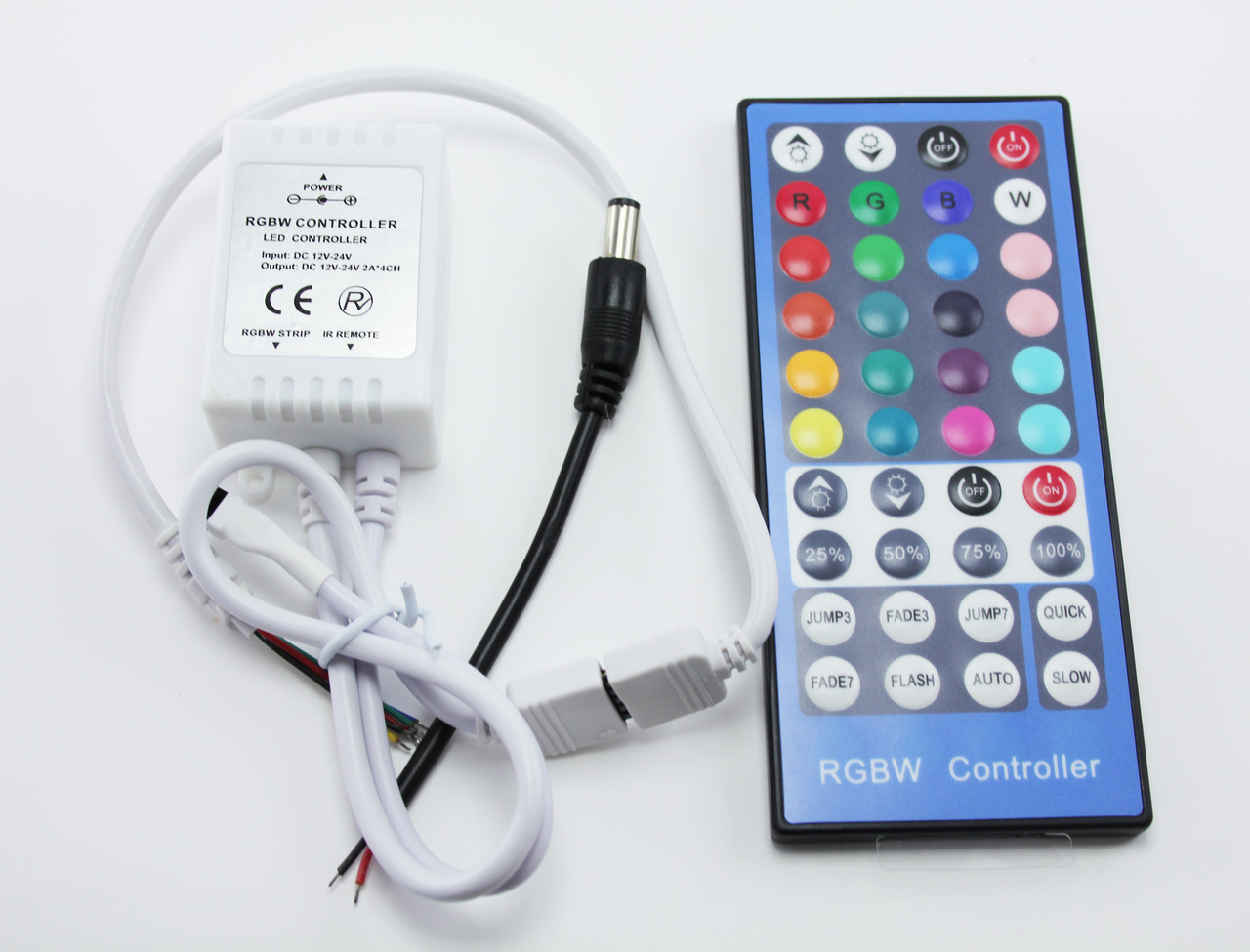 RGBW контроллер для светодиодных модулей 96W12V-M4Q-IR40