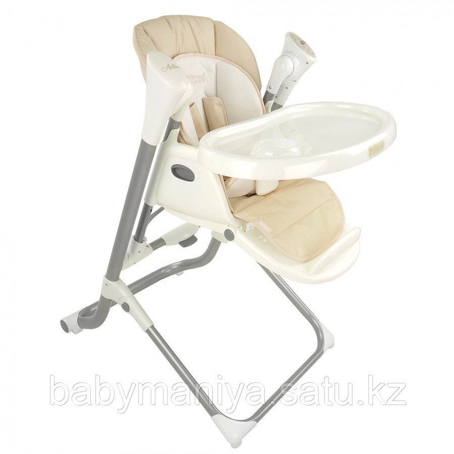 Стульчик для кормления-электрокачели Pituso Avila 2 в 1 Beige/Бежевый