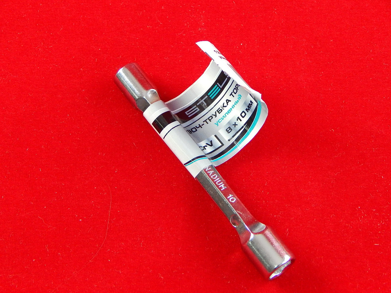 Торцевой усиленный ключ-трубка STELS 8х10мм, CrV - фото 1 - id-p55214946