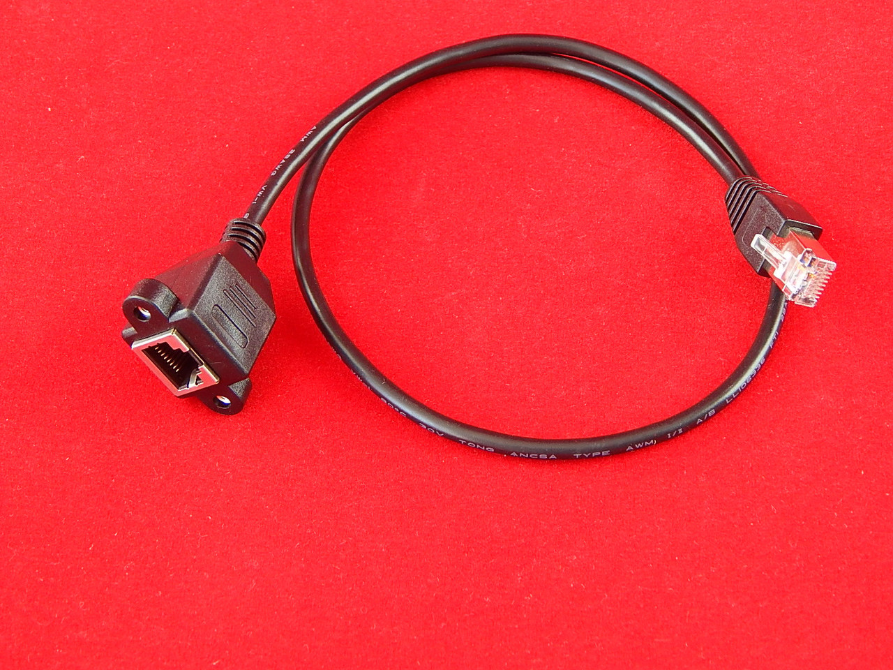 Удлинитель rj-45 для сетевого ethernet кабеля интернета 0,6 м - фото 1 - id-p55214987