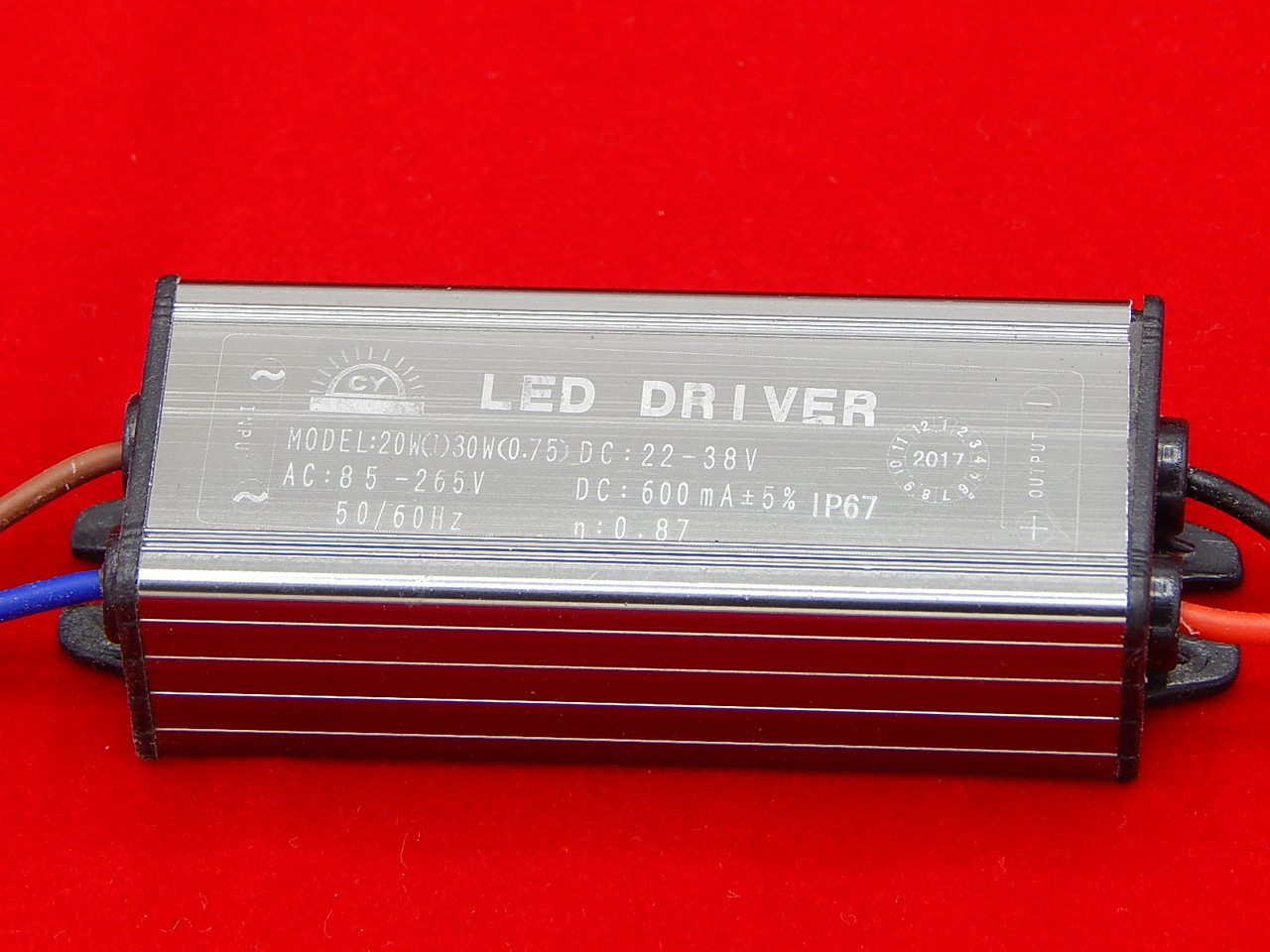 Светодиодный led драйвер для прожектора 20Вт