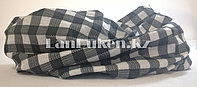 Бандана (бафф) Multi Scarf принт клетка черно-белая