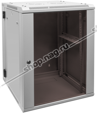 Шкаф телекоммуникационный настенный 12U, 600х550х635мм двухсекционный