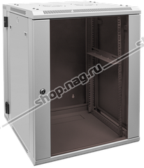 Шкаф телекоммуникационный настенный 15U, 600х550х770мм двухсекционный
