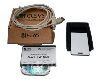 Elsys-SW-USB настольный считыватель бесконтактных карт форматов EM-Marine, HID, фото 2
