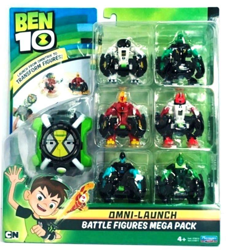 Ben 10 Игровой набор Бен 10 - Омнизапуск (Человек-огонь и Молния) 6 пришельцев - фото 1 - id-p55237064