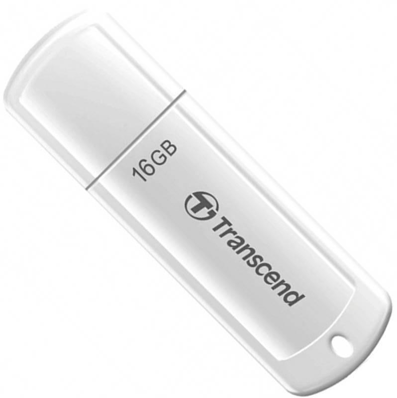 Флешка USB 16GB Transcend JetFlash®370 (TS16GJF370) White