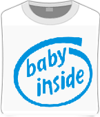 Футболка unisex с принтом «Baby inside», фото 1