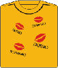 Футболка unisex с принтом «Поцелуй»