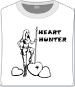 Футболка unisex с принтом «Heart Hunter», фото 1