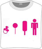 Футболка unisex с принтом «Женская футболка», фото 1