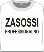 Футболка unisex с принтом «ZASOSSI профессионально!»