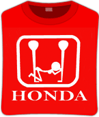 Футболка unisex с принтом «Honda», фото 1
