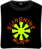 Футболка unisex с принтом «Sunshine-musik», фото 1