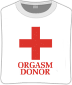Футболка unisex с принтом «Orgasm-donor», фото 1