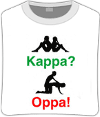 Футболка unisex с принтом «Kappa oppa»