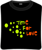 Футболка unisex с принтом «Time for love», фото 1