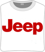 Футболка unisex с принтом «Jeep»
