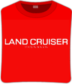 Футболка unisex с принтом «LAND CRUISER»