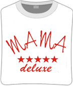 Футболка unisex с принтом «Mama deluxe», фото 1