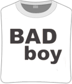Футболка unisex с принтом «Bad boy», фото 1