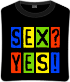 Футболка unisex с принтом «Yes sex», фото 1