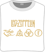 Футболка unisex с принтом «Led-Zeppelin»