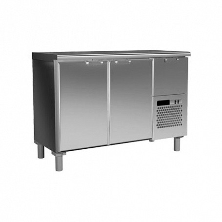 Шкаф холодильный T57 M2-1 0430-19 корпус нерж, без борта, планка (BAR-250 Carboma) - фото 1 - id-p55250652