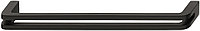 Мебельная ручка, цвет черный мат 202x28mm