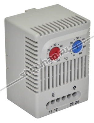 Блок управления климатом (термостат) для вентиляторов и обогревателей (сдвоенный) - фото 1 - id-p55254207