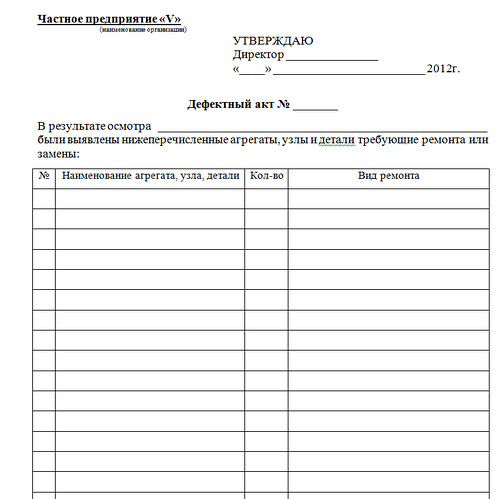 Дефектный Акт На Ремонт Квартир (Id 55254263), Заказать В.
