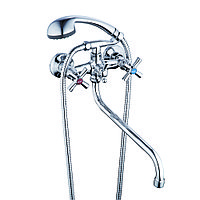 Смеситель для ванны с круглым изливом (длина - 310мм)