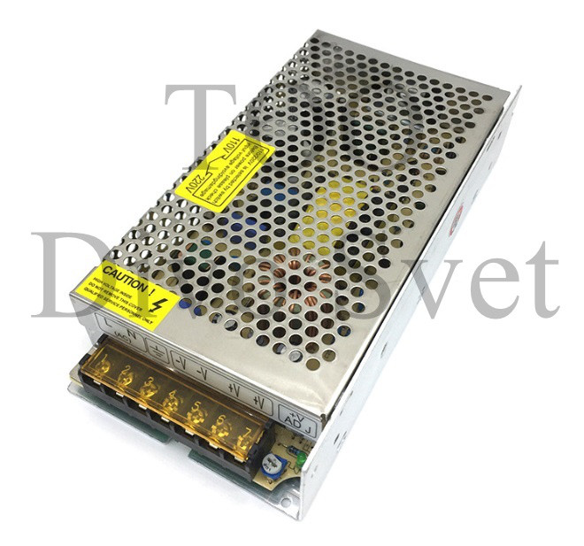 Блок питания 12V 15A 180W, открытый. Трансформатор 220В-12В, 180 Ватт. Power supply 12v, блоки питания 12вольт