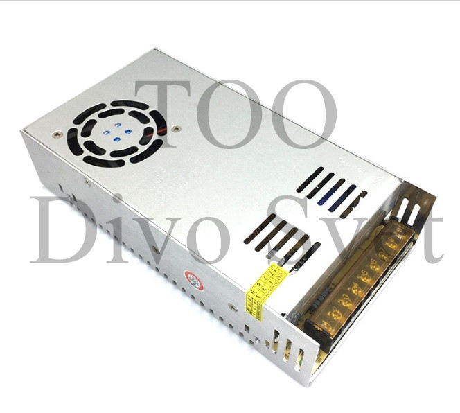 Блок питания 12V 40A 480W, открытый. Трансформатор 220В-12В, 480 Ватт. Power supply 12v, блоки питания.