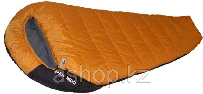 Спальный мешок трекинговый, кемпинговый High Peak PAK 1600, Форм-фактор: Кокон, Мест: 1, t°(комфорта): +6°С-0°