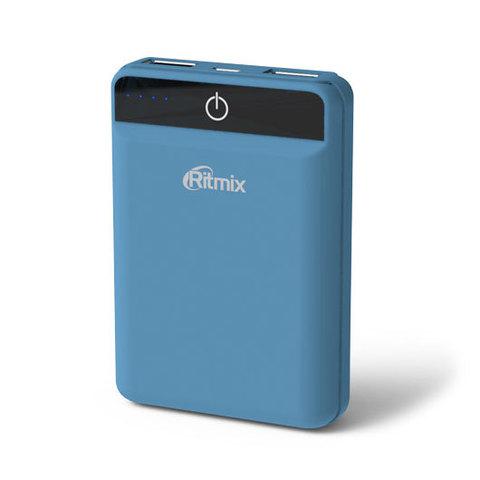 Аккумулятор внешний Powerbank RITMIX RPB-10003L {10000 мАч} (Дымчато-синий) - фото 1 - id-p55258854