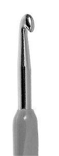 Крючок для вязания с пластиковой ручкой  d-4.0,  14 см