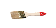 Кисть плоская ЗУБР "УНИВЕРСАЛ-ОПТИМА", светлая щетина, деревянная ручка, 25мм