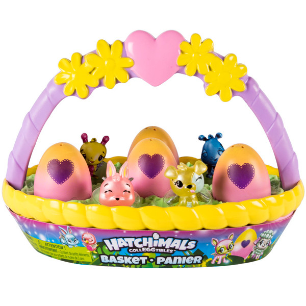 Hatchimals  Хетчималс Игровой набор с коллекционными фигурками "Весенняя корзина"