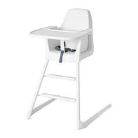 ЛАНГУР Детский/высокий стул+столешницей, белый ИКЕА, IKEA