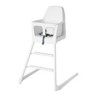 ЛАНГУР Детский/высокий стул, белый, ИКЕА, IKEA, фото 1