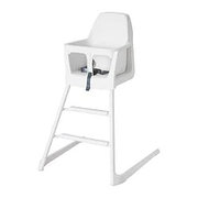  ЛАНГУР Детский/высокий стул, белый, ИКЕА, IKEA