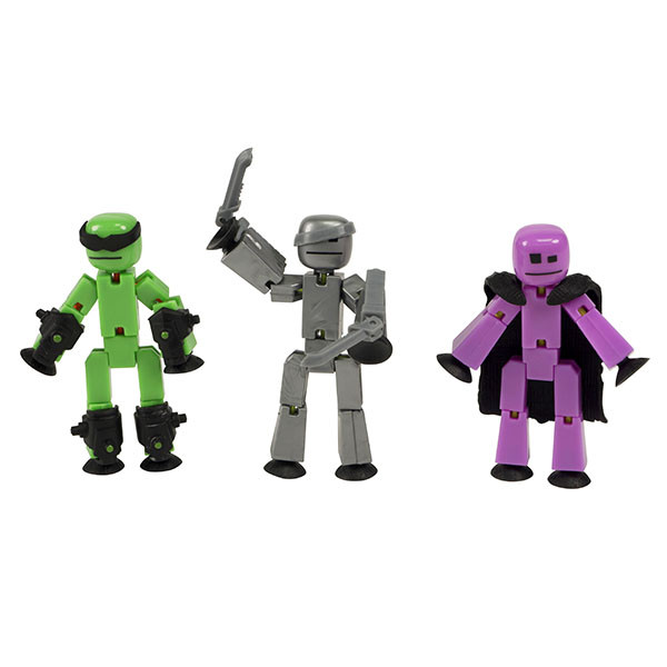 Stikbot Стикбот 3 фигурки Stikbot Off the Grid, Raptus