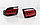 Диодовые вставки в бампер на Land Cruiser Prado 150 2010-18 Красные, фото 5