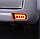 Диодовые вставки в бампер на Land Cruiser Prado 150 2010-18 Красные, фото 4