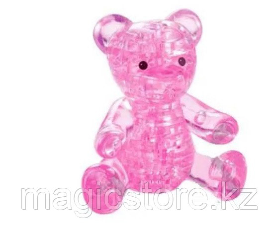 3D Crystal Puzzle Bear, 41pcs Пазл Мишка, 41 деталь - фото 2 - id-p51627909