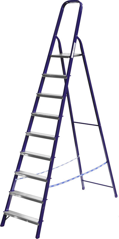 Лестница-стремянка СИБИН стальная, 10 ступеней, 208 см - фото 1 - id-p55323981