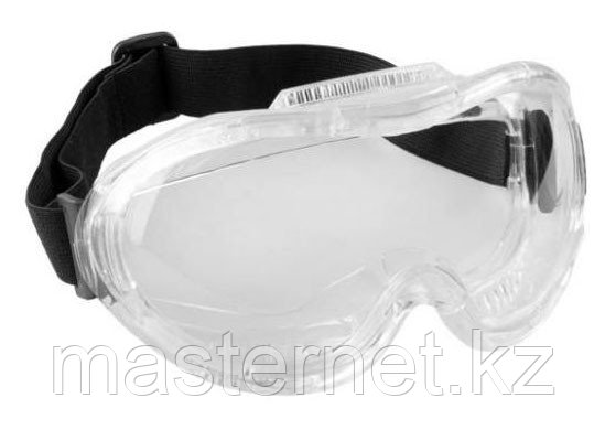 Очки ЗУБР "ЭКСПЕРТ" защитные с непрямой вентиляцией с антизапотевающим покрытием, линза поликарбонатная