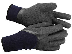 Перчатки утепленные Сибирь, акриловые с вспененным латексным покрытием, двойные, L-XL, ЗУБР Профессионал