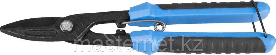 СИБИН Ножницы по металлу, прямые, с пружиной, 250 мм - фото 1 - id-p55324738
